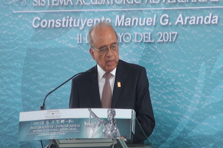Miguel Valadez Reyes, presidente del Poder Judicial. 
