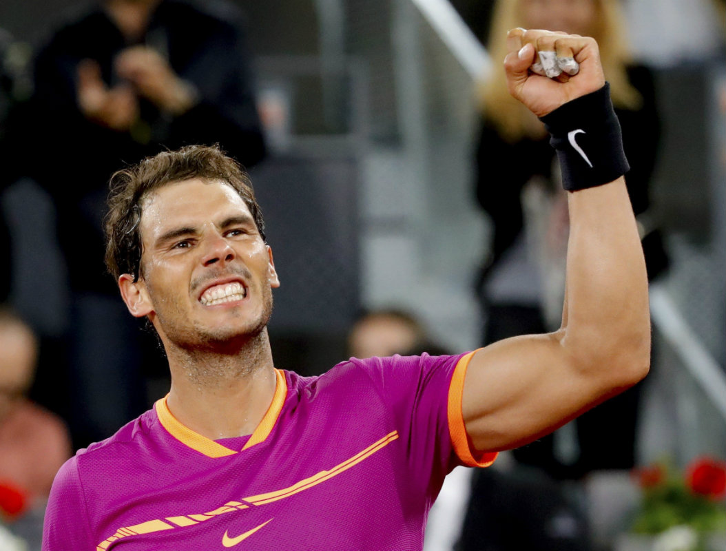 Rafael Nadal avanza a semifinales del Masters 1000 de Madrid