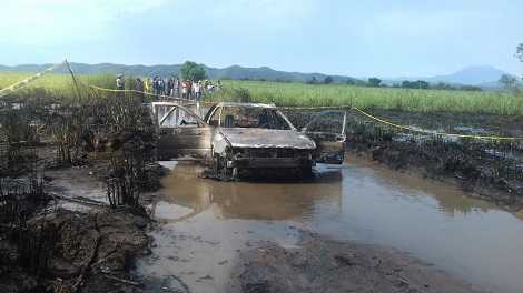 la explosión en la comunidad de Los Mangos dejó un saldo preliminar de cuatro muertos.