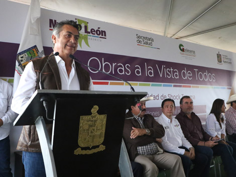 Inicia construcción de hospital de shock trauma en Galeana