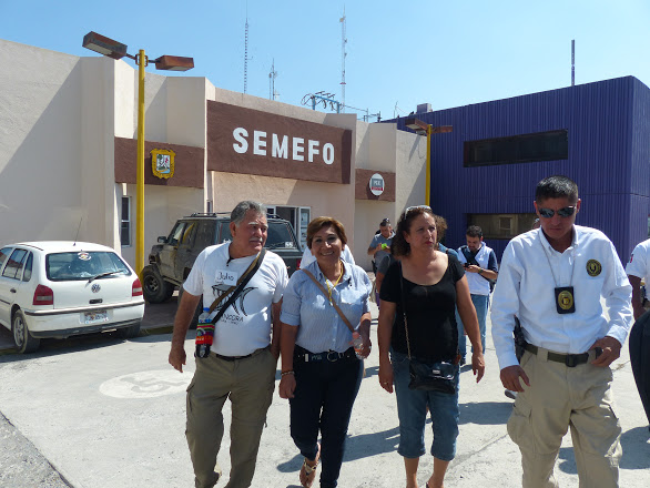 La Caravana Internacional de Búsqueda de Personas Desaparecidas visitó el Semefo en Saltillo.