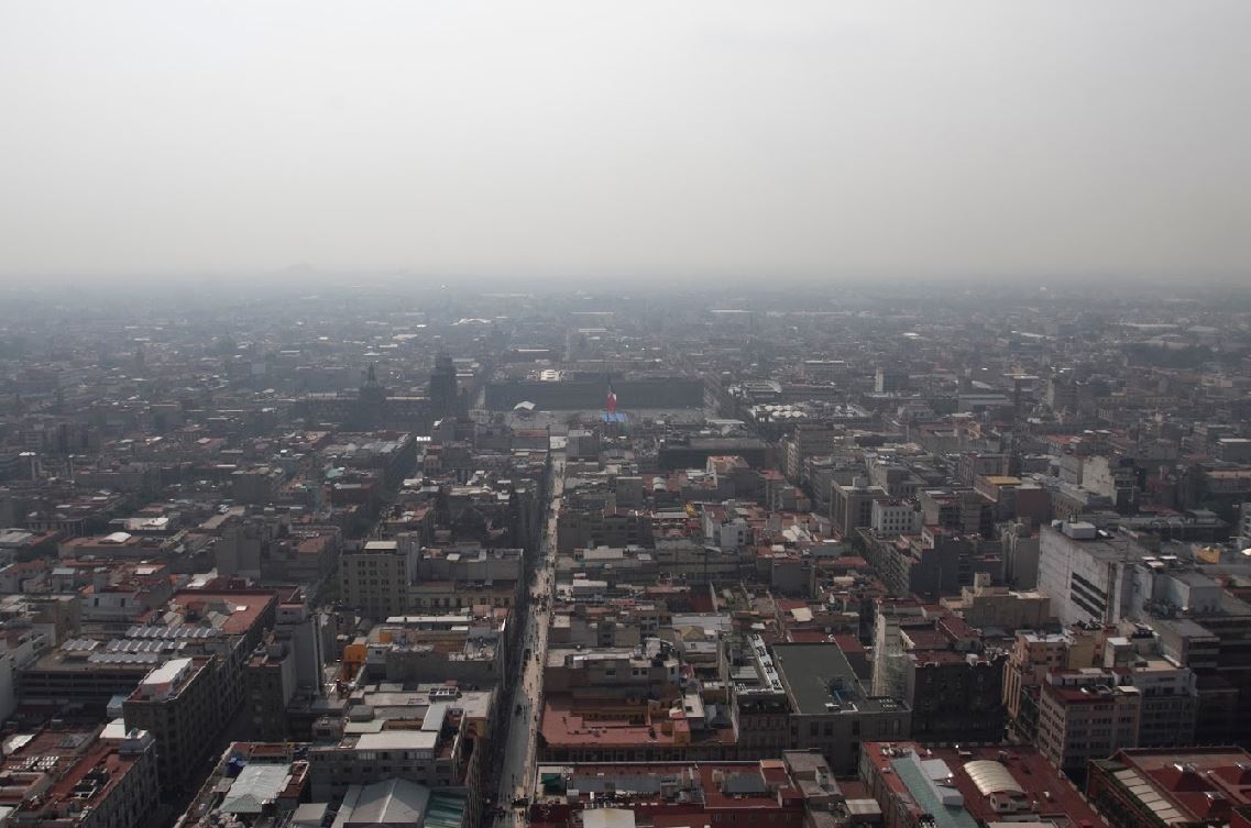 Según los reportes del Sistema de Monitoreo Atmosférico, la mala calidad del aire persiste en la Ciudad de México y el área metropolitana, sobre todo 
