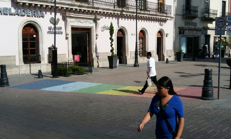 Así amaneció el centro histórico de Durango.