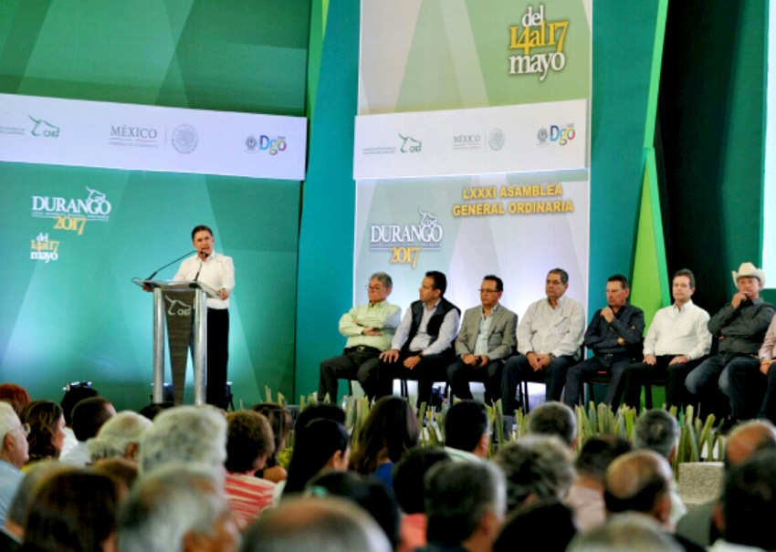 El gobernador, José Rosas Aispuro, dio a conocer que desde Durango, trabajan por la seguridad del país.
