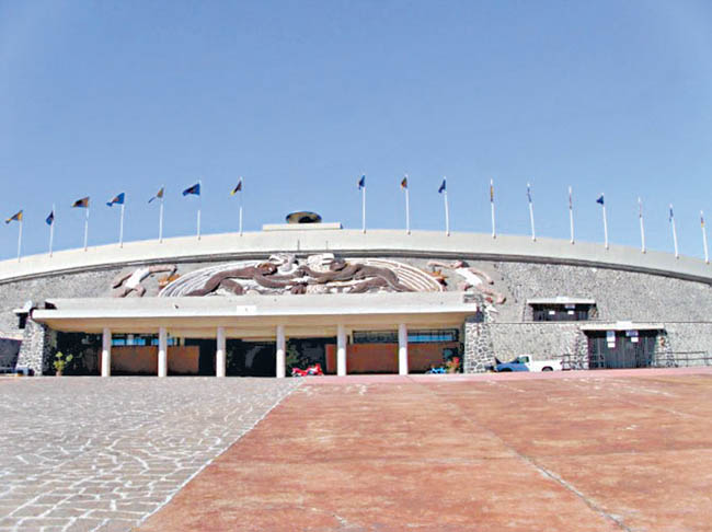 El proyecto arquitectónico más importante de los años 50 fue la Ciudad Universitaria. 