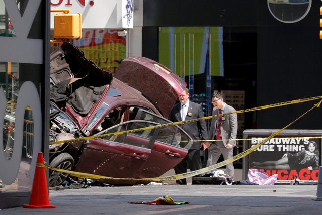 Richard Rojas manejaba el auto cuando embistió a un grupo de peatones en Times Square.