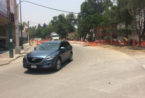 Barranca del Muerto, de Minerva al Circuito Interior Río Mixcoac fue reabierto parcialmente a la circulación vehicular, al tener 90 por ciento de avan