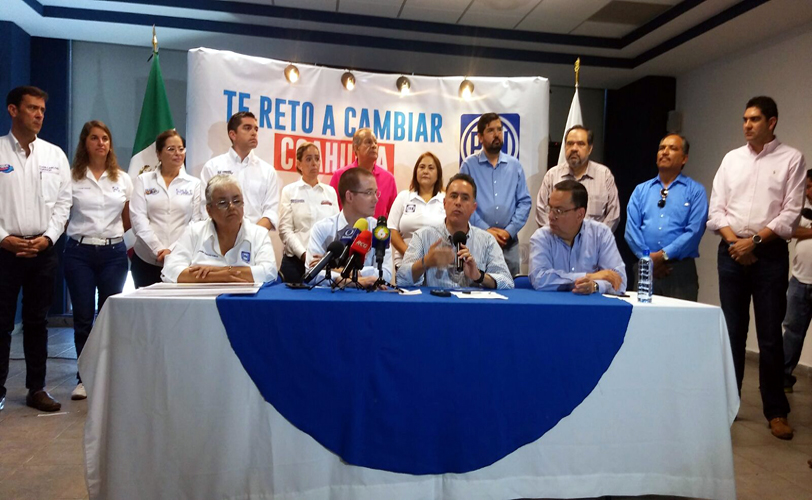 El dirigente Nacional del PAN, Ricardo Anaya dijo que sigue en el aire la respuesta del INE de atraer elección de Coahuila.