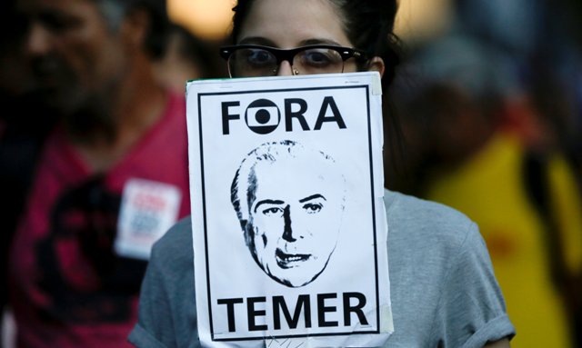 Desde que se dio a conocer que Michel Temer estaba implicado en un caso de corrupción, la población salió a las calles para protestar en su contra.