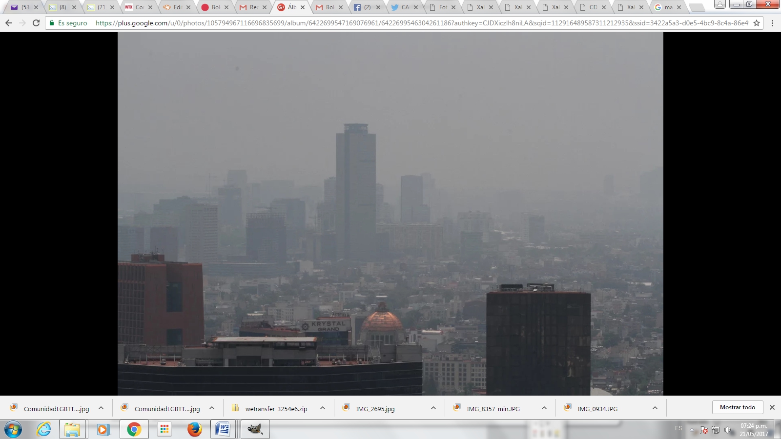 La calidad del aire que prevaleció durante este domingo en la Zona Metropolitana de la Ciudad de México fue mala, primero por partículas suspendidas y