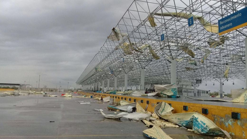 La CFE registró apagones en varios municipios del estado tras el paso del tornado.