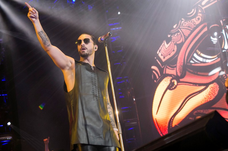 Maluma se presentó en la Arena Ciudad de México ante 20 mil personas. 