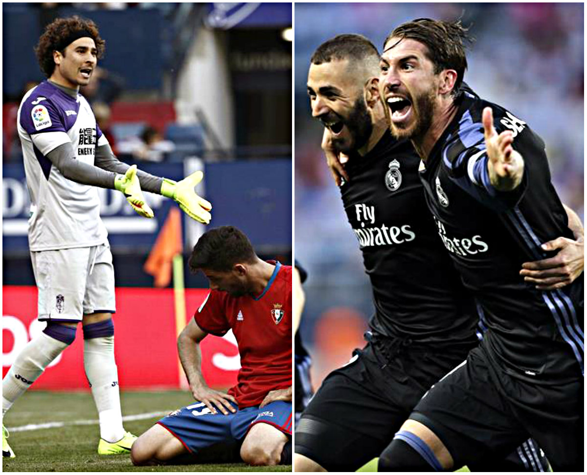 Granada y Real Madrid, el descenso y el campeón de España 