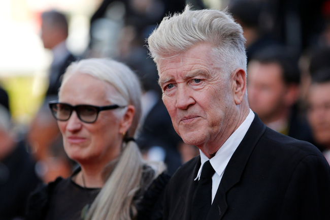 La directora Jane Campion y David Lynch. 
