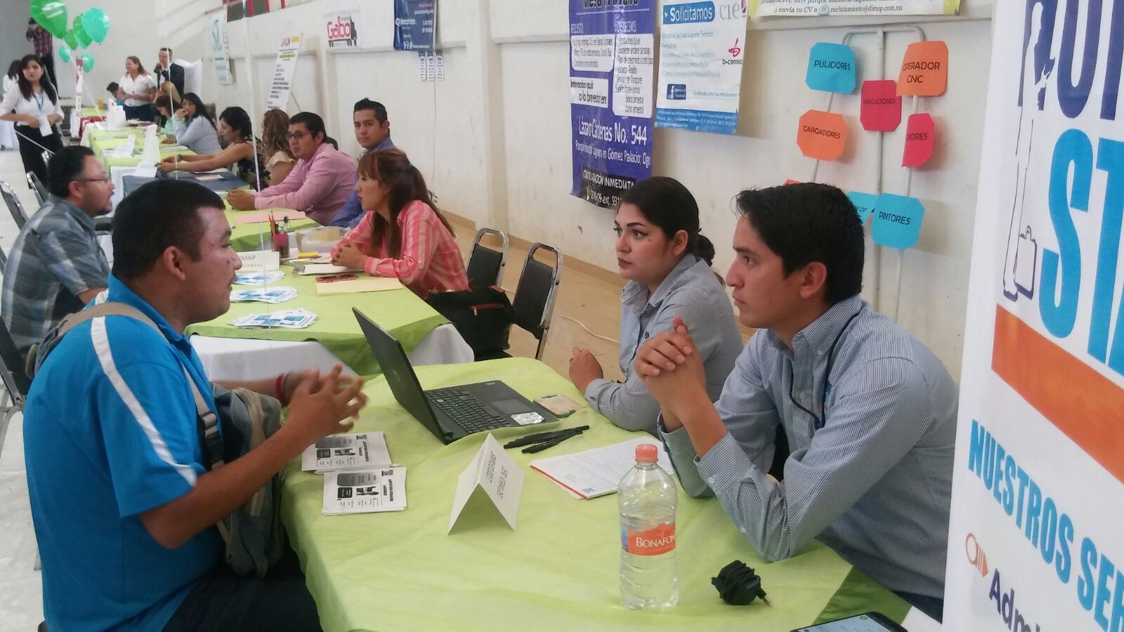 En Lerdo, se realizó la Primera Feria del Empleo 2017.