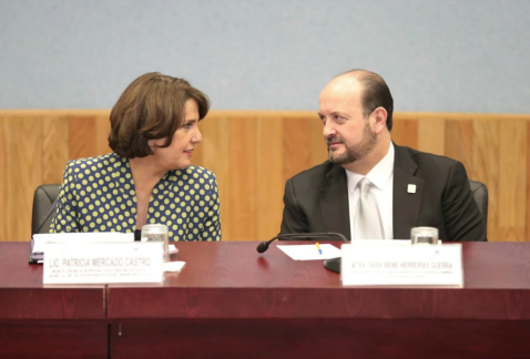 Patricia Mercado, secretaria de Gobierno, y Rodolfo Ríos, procurador general de Justicia de la Ciudad de México, participaron en el Octavo Encuentro N