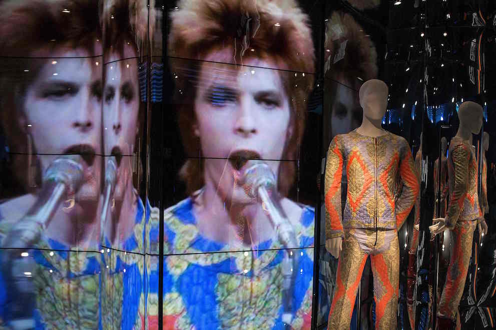 Un aspecto de la exposición "David Bowie Is".