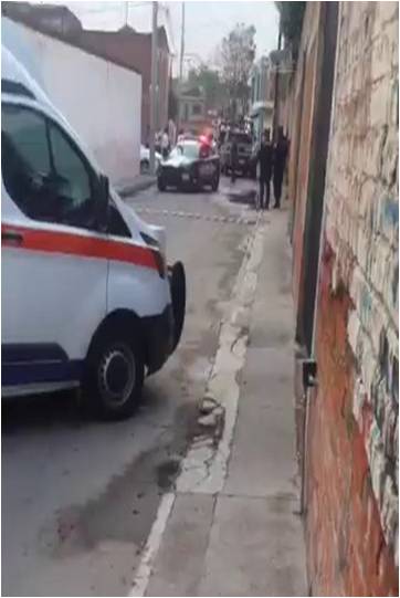 Acordonaron la zona elementos de la Policía Municipal. 