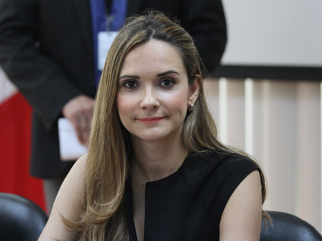La diputada del PAN, Marlene Benvenutti. 