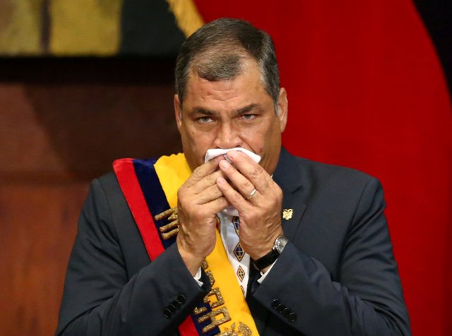 El ex presidente Rafael Correa ya estaba enfermo desde que entregó el poder a Lenín Moreno.