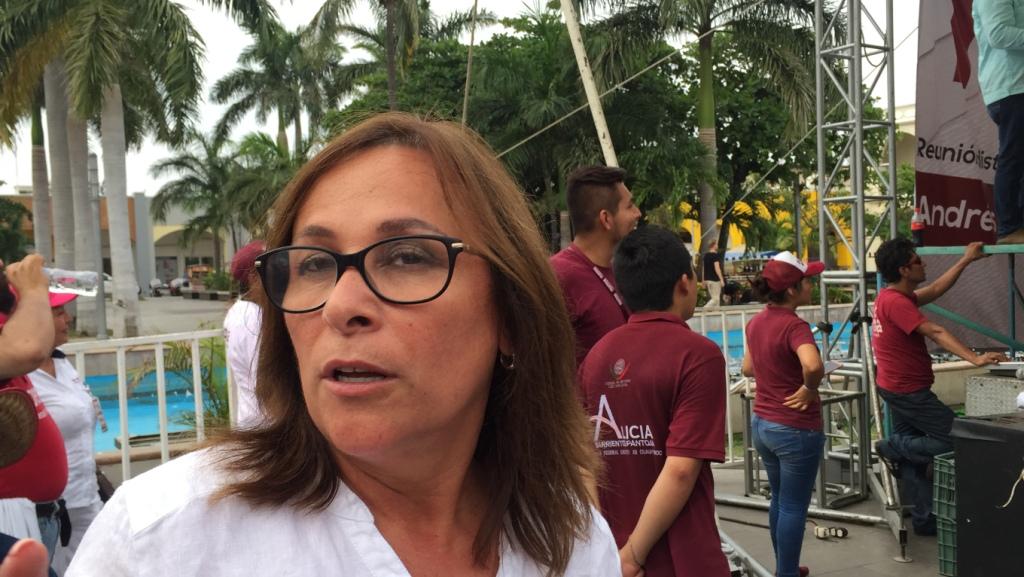 Rocío Nahle insistió en que el fiscal de Veracruz, Jorge Winckler, muestre los videos para revelar quién entrega el dinero.