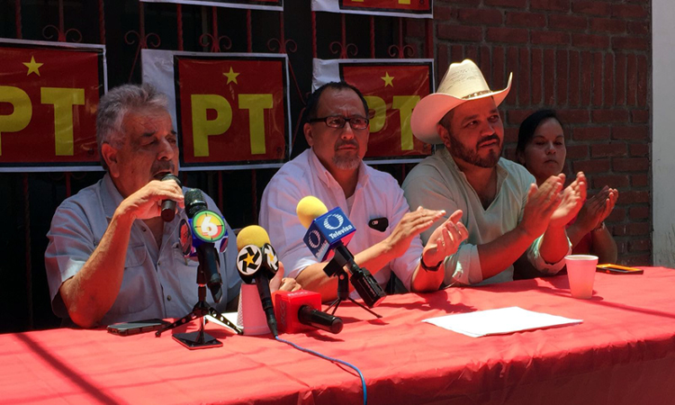 El Partido del Trabajo a pesar de quedarse sin candidato a la gubernatura señala que obtendrán buenos resultados. 