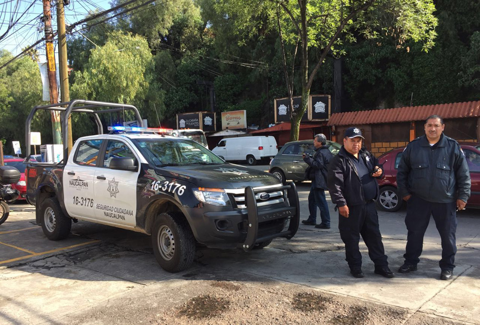 También participaron elementos municipales de Naucalpan.