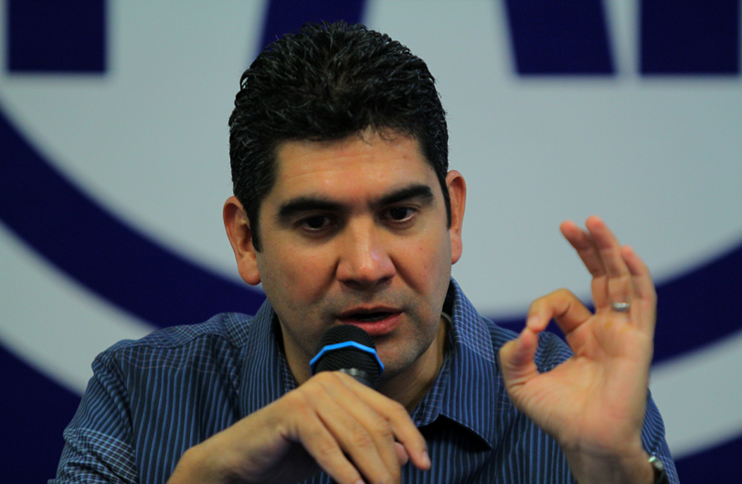 Jesús de León Tello, líder del PAN en el Congreso de Coahuila. 