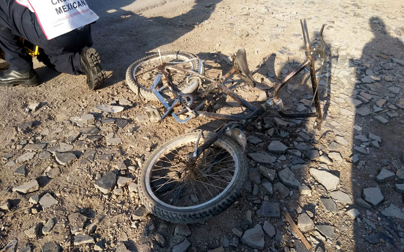 Atropellan a ciclista en el periférico de Torreón. 