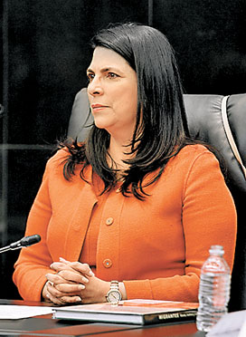 La priista Marcela Guerra.