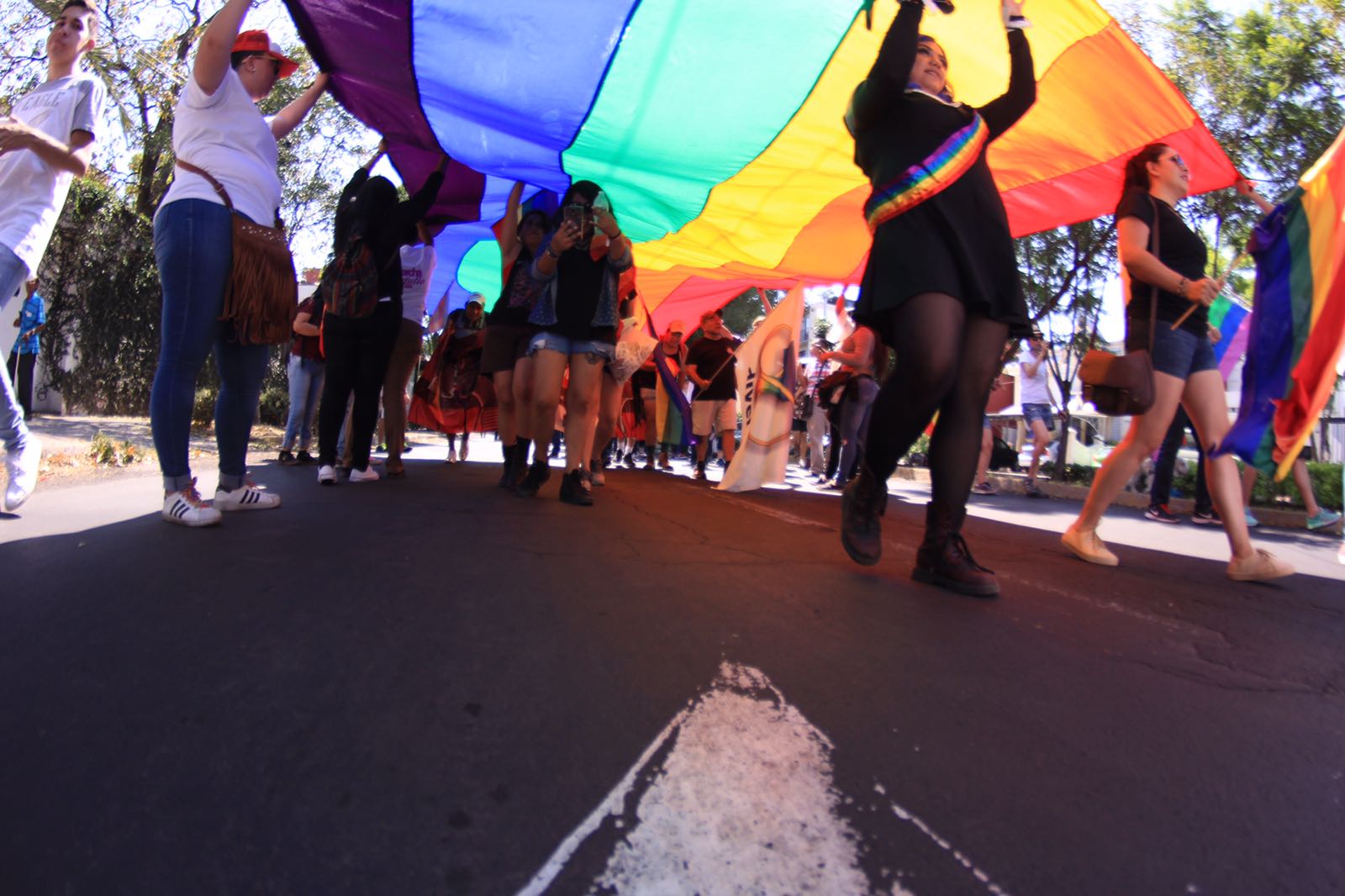 Marchan en GDL por la igualdad de los derechos homosexuales