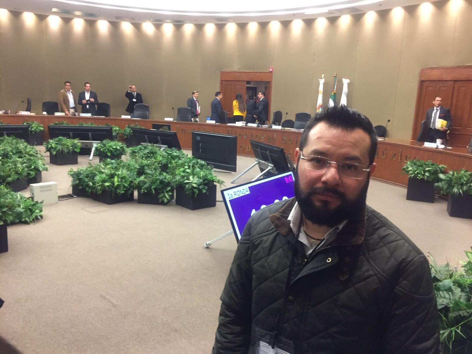 Gilberto Sauza Martínez, presidente de Coparmex  y observador electoral.