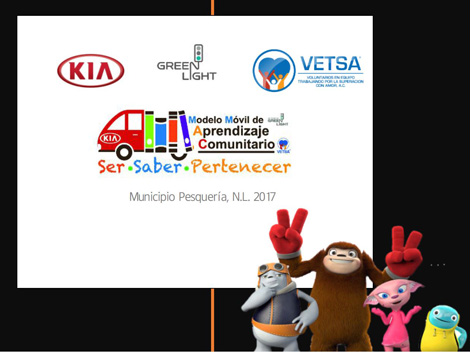 Este proyecto es parte de su programa de Responsabilidad Social Corporativa Greenlight de Kia Motors.