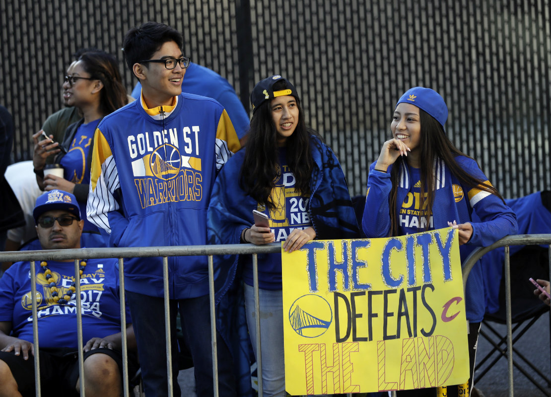 Aficionados de los Warriors