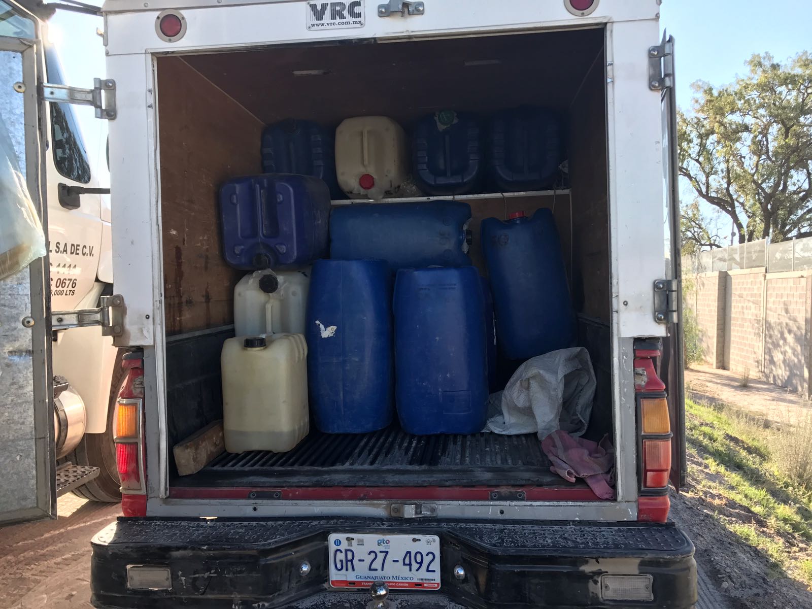 Se aseguraron 20 mil litros de hidrocarburo.