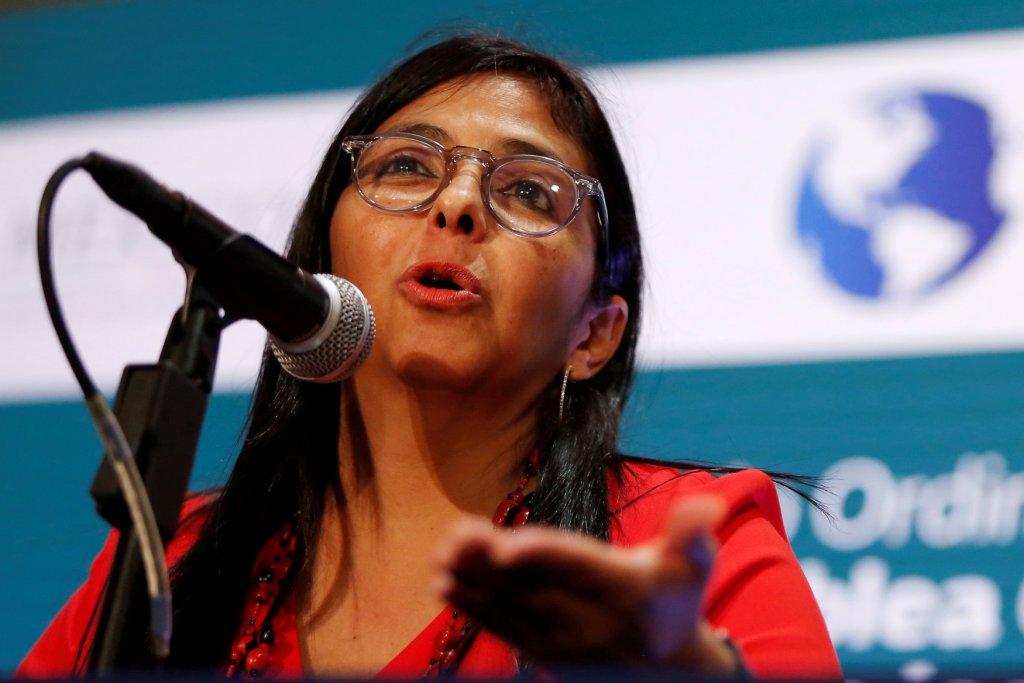 La canciller de Venezuela, Delcy Rodríguez.