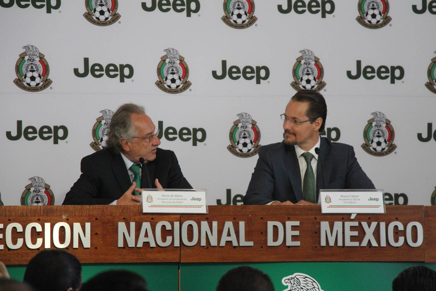 Fiat Chrysler México es el nuevo patrocinador de la Selección Mexicana de Futbol.