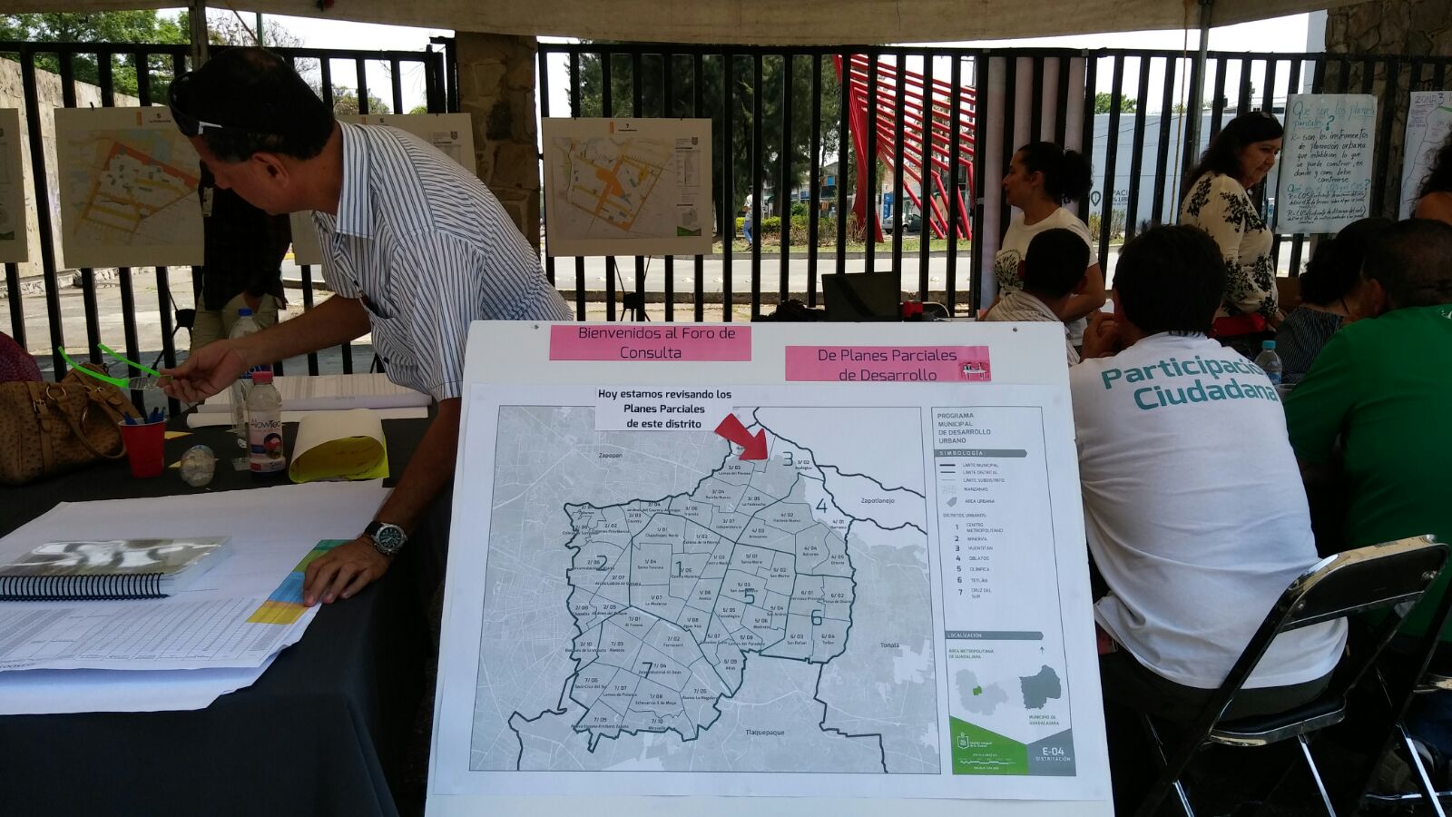 La consulta pública desarrollada en el Parque Mirador Huentitán