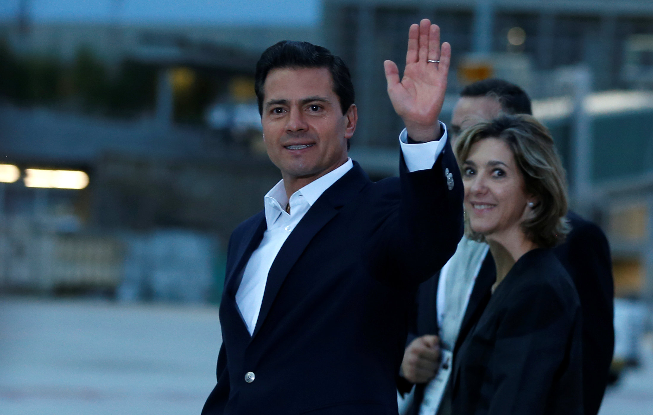 El presidente Peña Nieto llegó a la ciudad de Cali, Colombia. 