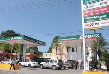 Gasolinería.