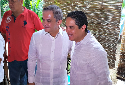 El jefe de Gobierno de la Ciudad de México, Miguel Ángel Mancera, y el alcalde de Acapulco, Guerrero, Evodio Velázquez, hablaron sobre el Frente Ampli