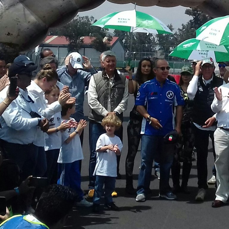 Jesús Ramírez y Felipe Calderón