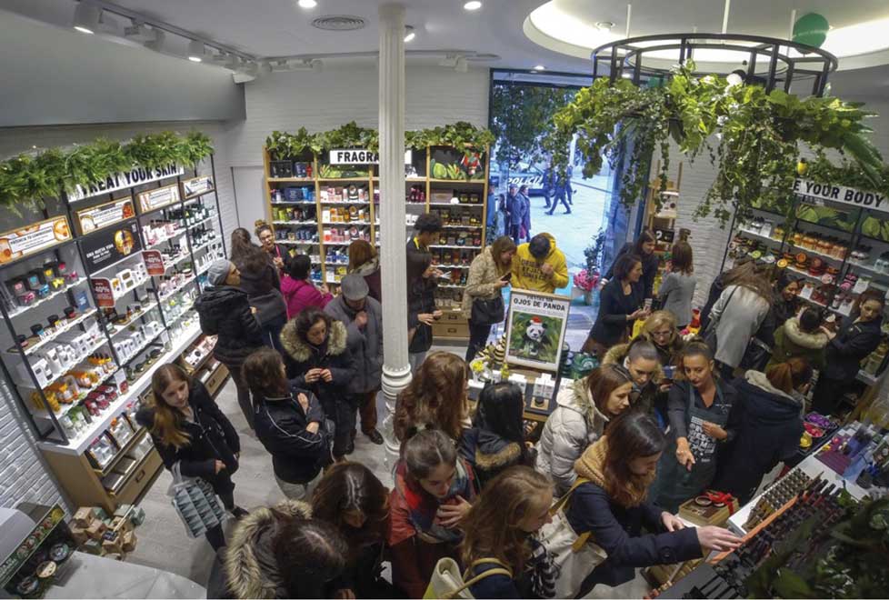 The Body Shop fue de las primeras en ofrecer productos con ingredientes naturales.