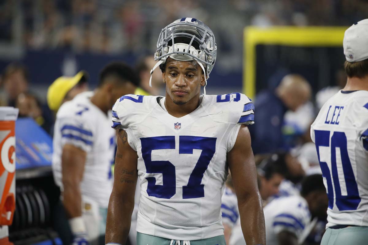 Damien Wilson, apoyador de los Vaqueros de Dallas