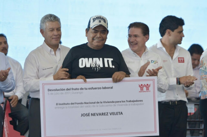 En Durango, Infonavit entregó créditos exentos de pago por escrituración.