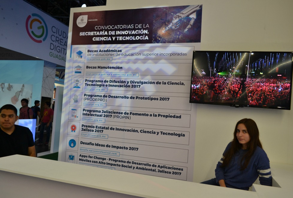 El stand de la Secretaría de Innovación, Ciencia y Tecnología en Campus Party.