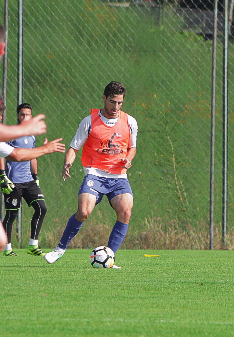 Briseño en su debut con Feirense