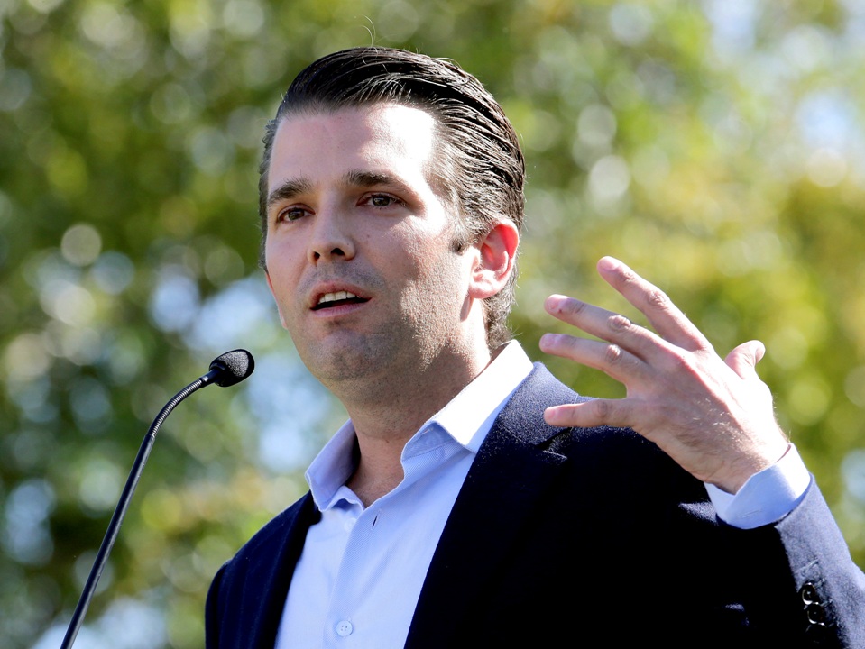 Trump Jr. afirmó que, en el encuentro, la abogada afirmó contar con información de que “particulares relacionados con Rusia financiaban al Comité Naci