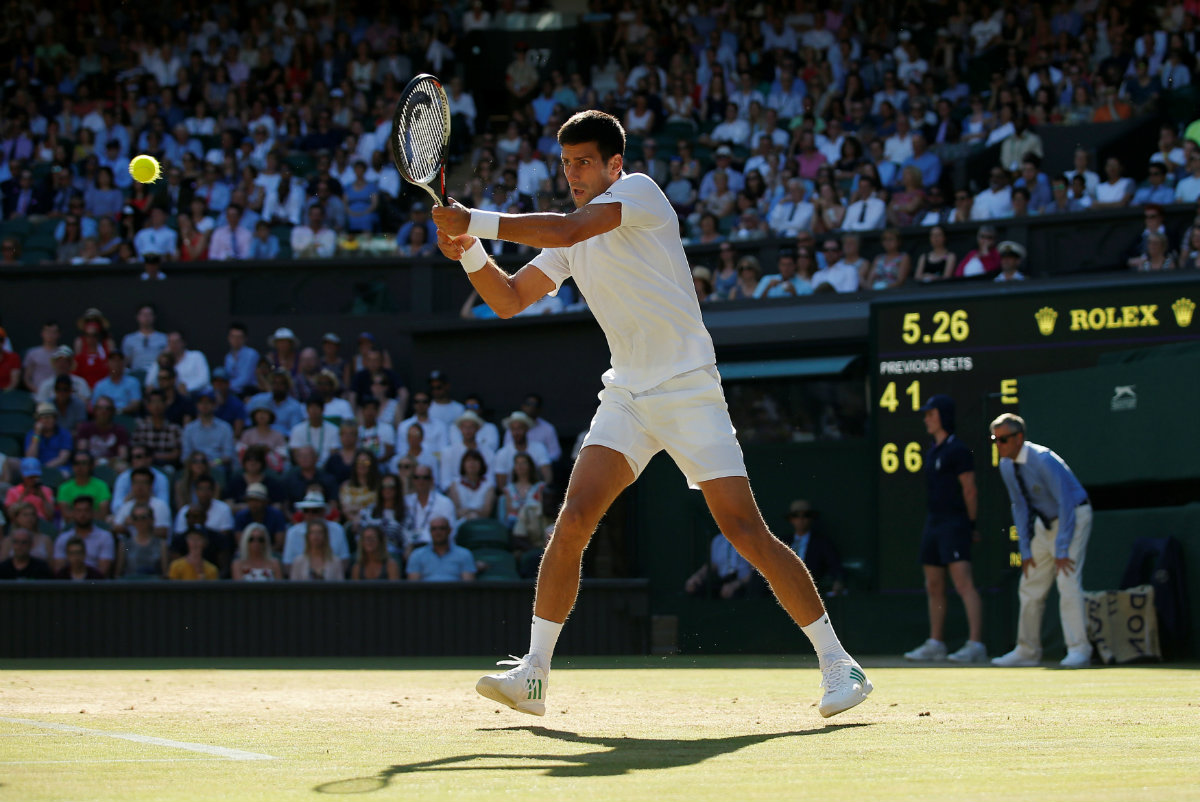Novak Djokovic en Wimbledon