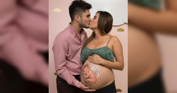 Paola Espinosa e Iván García presumen la pancita de embarazo de ocho meses